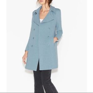 BASH cyrus coat dusty blue size small 1